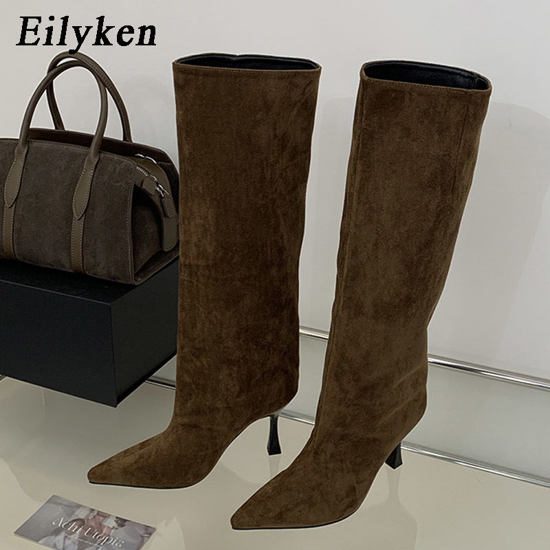 Knee High Boots Women - Eilyken – zimowe, w stylu vintage,
