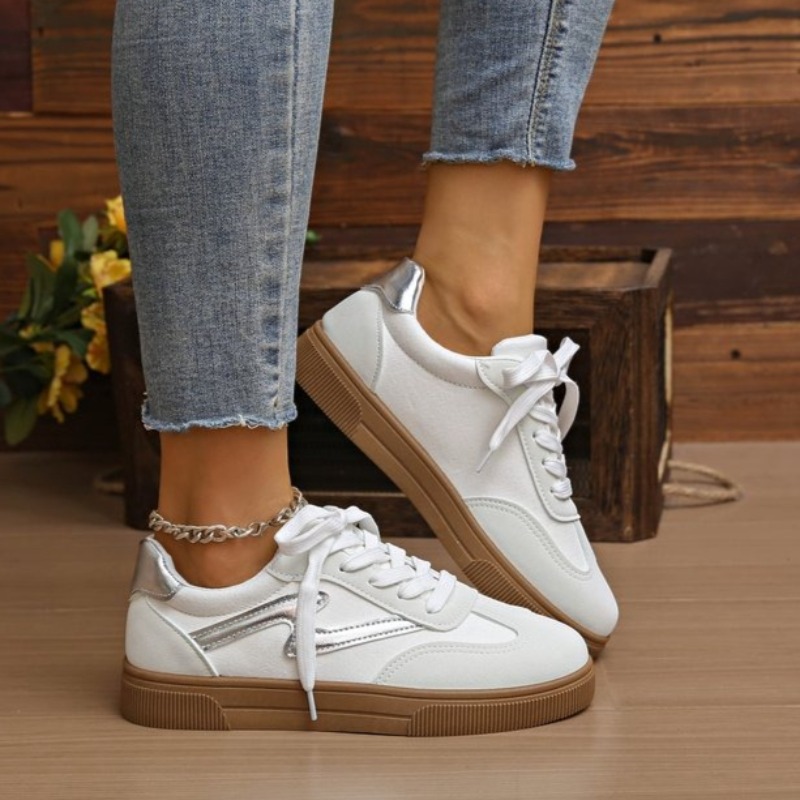 Women Shoes Tennis - Damskie tenisówki, płaskie buty sportowe, modne