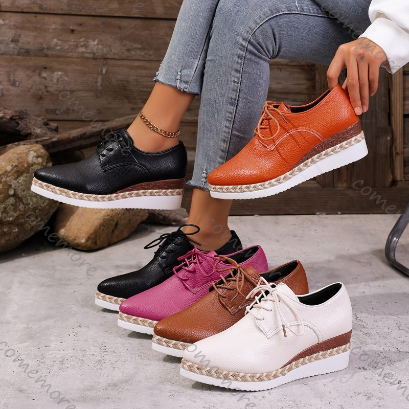 Skórzane sznurowane damskie ok – Oxford Lace Up Women recenzja i cena