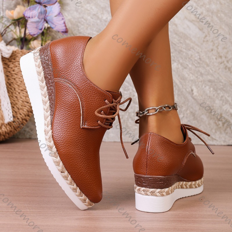 Skórzane sznurowane damskie ok – Oxford Lace Up Women recenzja i cena
