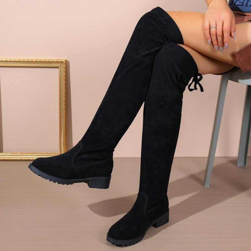 Damskie kozaki za kolano z zam – Sock Boot Women recenzja i cena