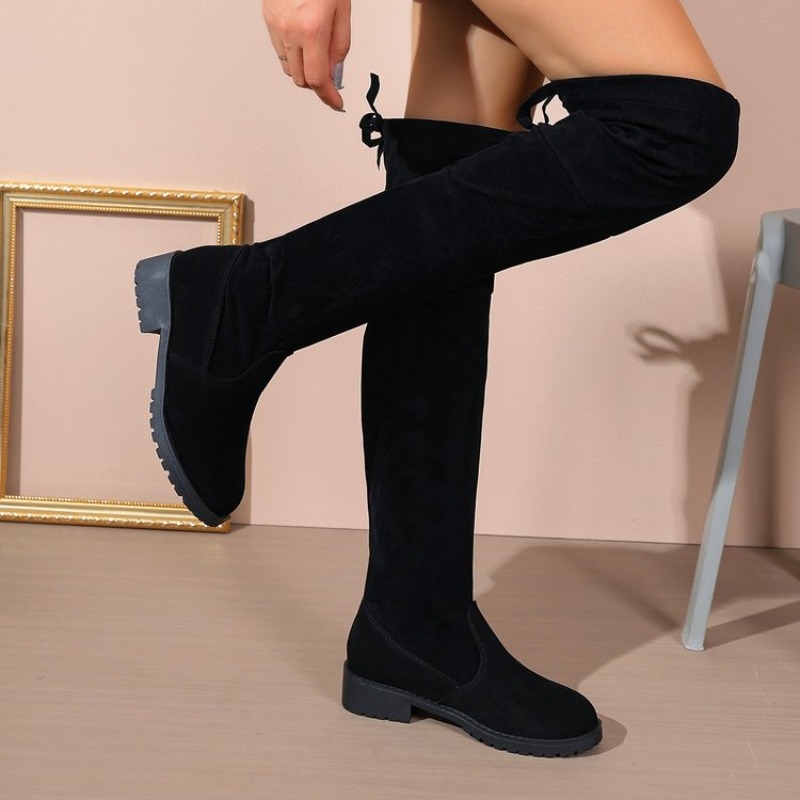 Damskie kozaki za kolano z zam – Sock Boot Women recenzja i cena