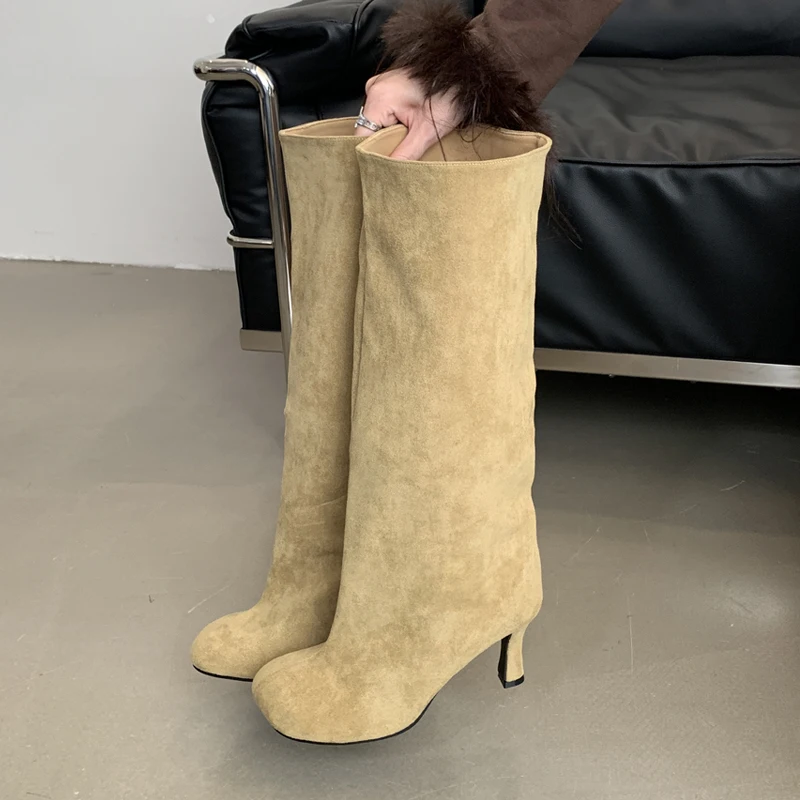 Eilyken Winter Street Style Ro – Knee High Boots Women recenzja i cena