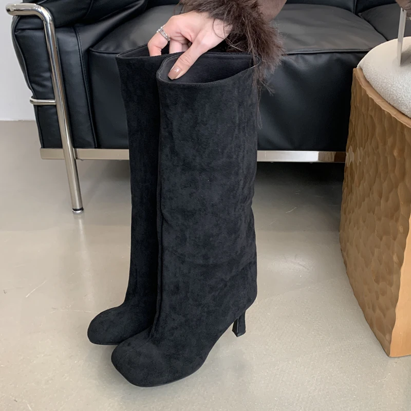 Eilyken Winter Street Style Ro – Knee High Boots Women recenzja i cena