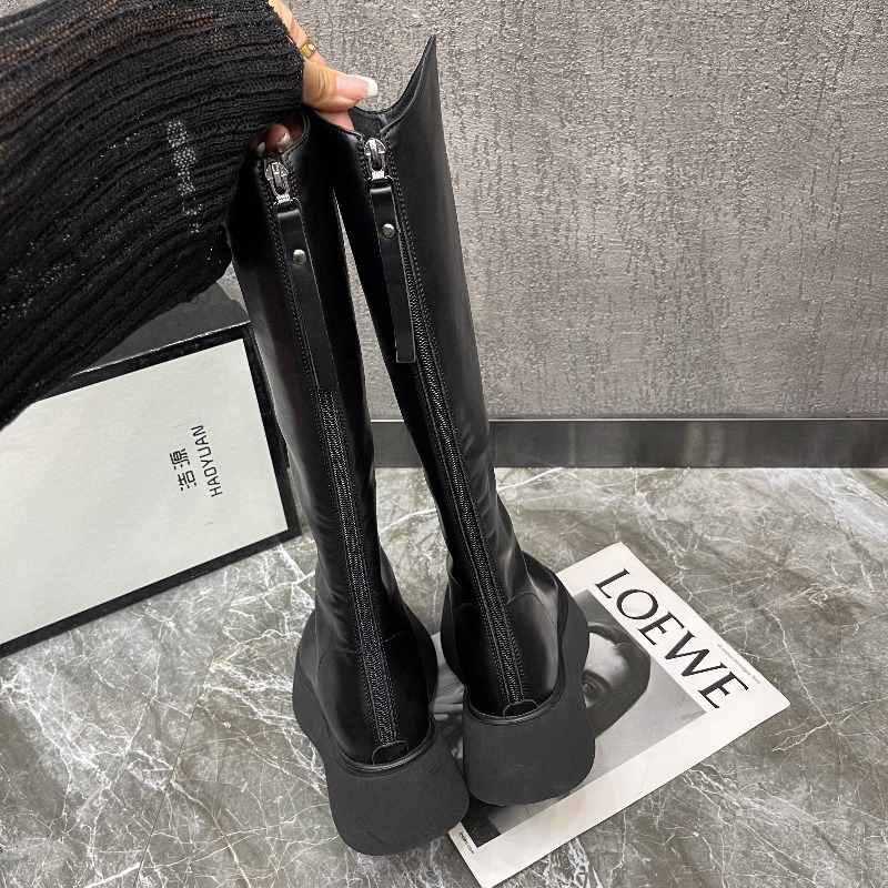Damskie Nowe Proste Botki na P – Knee High Boots Women recenzja i cena