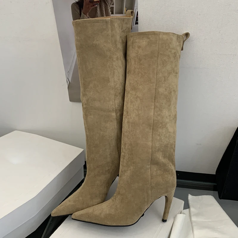 Botki damskie Street Punk Wint – Knee High Boots Women recenzja i cena