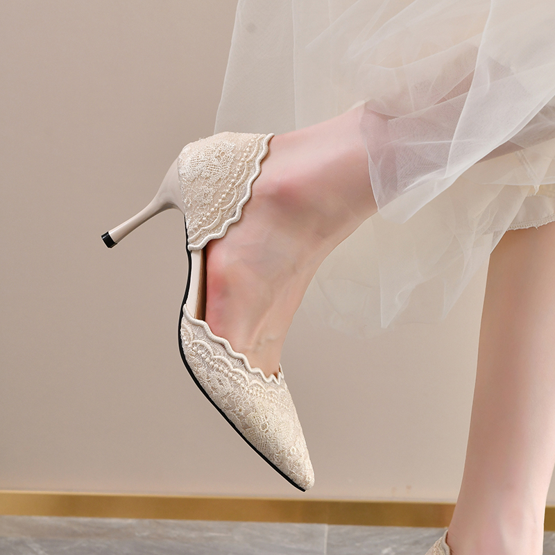 Koronkowe szpilki z ostrym nos – Women'S Shoes Quality recenzja i cena