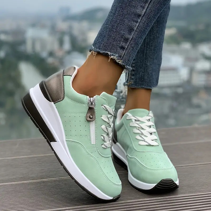 Damskie sneakersy na platformi – Oxford Lace Up Women recenzja i cena