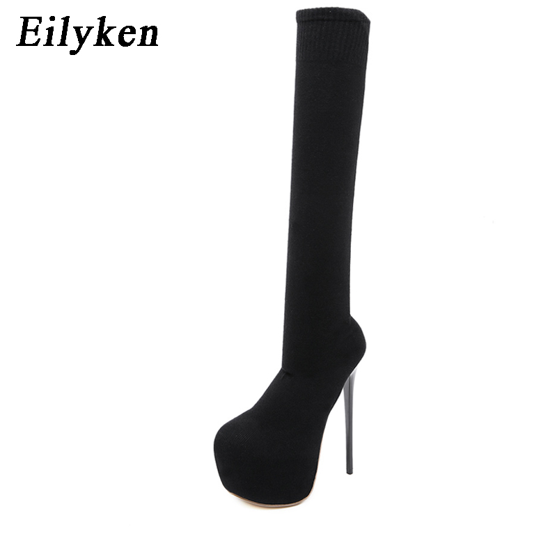 Eilyken Fashion Platform Stret – Sock Boot Women recenzja i cena