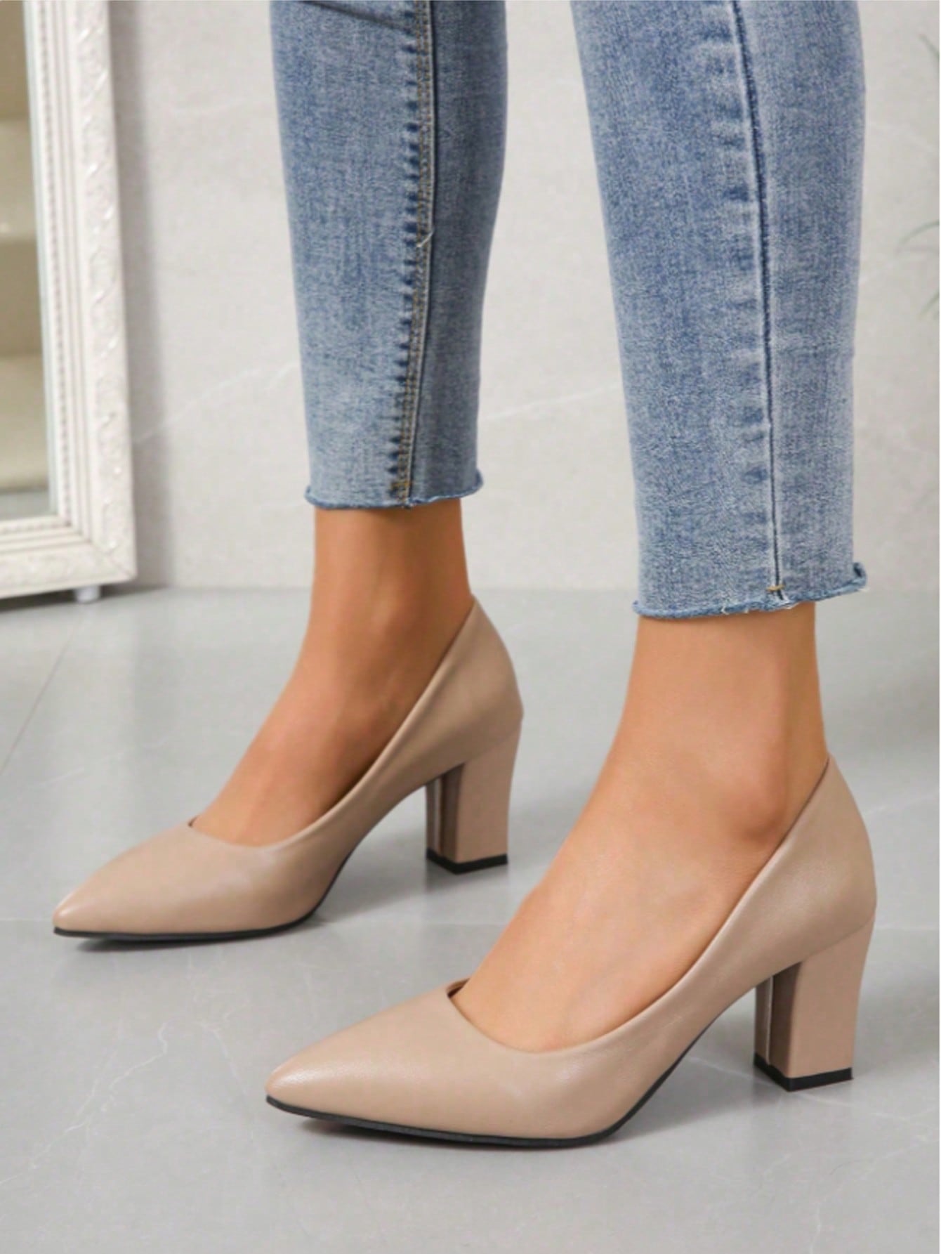 Eleganckie, seksowne damskie c – Court Heel Pointed recenzja i cena
