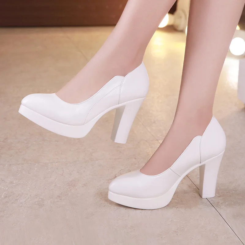 5cm 8cm Małe Duże Rozmiary 32- – Court Heel Pointed recenzja i cena
