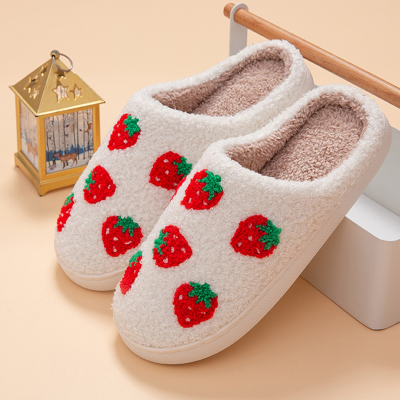 Damskie kapcie truskawkowe, do – Mule Slip On recenzja i cena